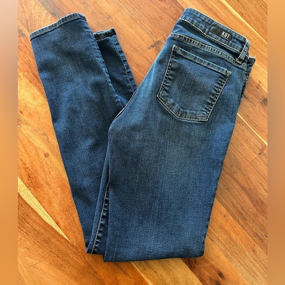 Kut from the Kloth Diana Skinny Jeans - Dark Blue - Picture 1 of 5